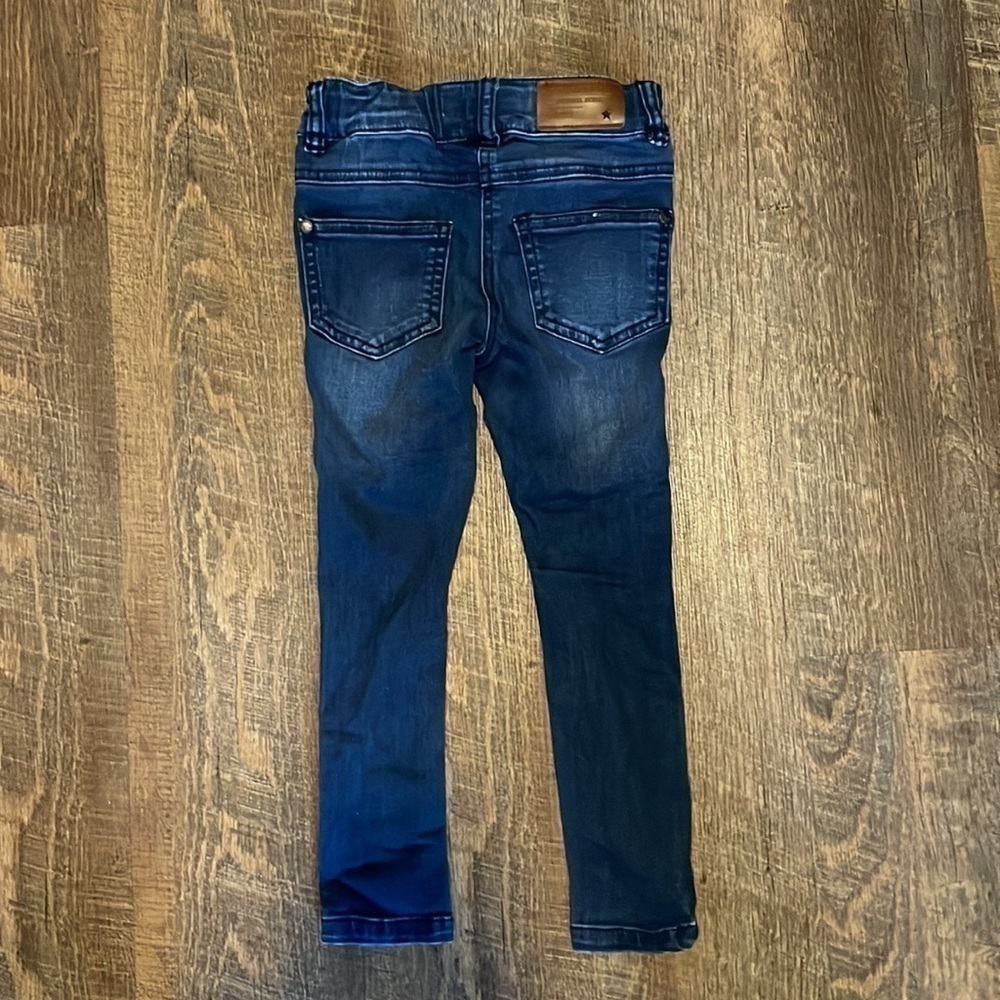 next Girl’s Denim Jeweled Jeans Size 3 - Picture 3 of 7